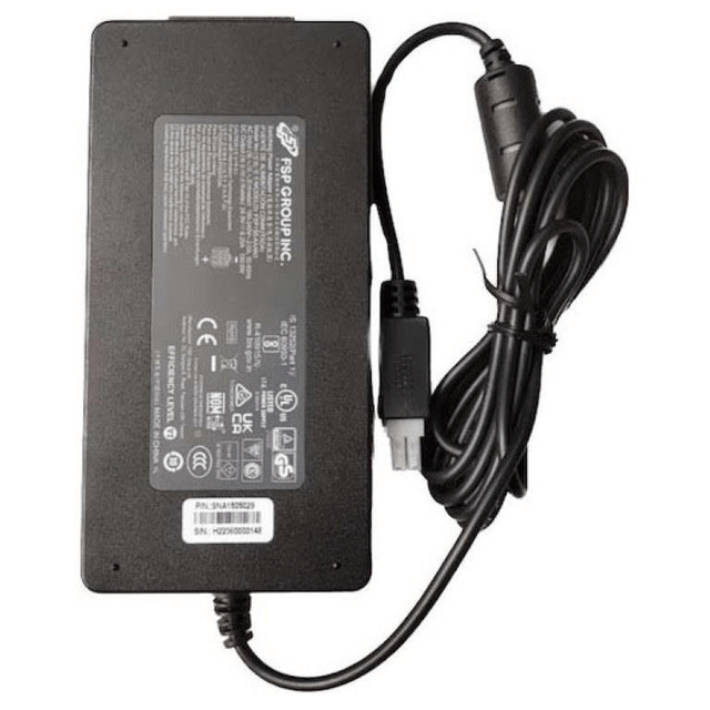 Zebra Level VI AC/DC Power Supply Brick. AC Input: 100-240V; 2.0A. DC Output: 24V; 6.25A; 150W. Requires: Country Specific AC Gr