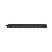 10-PORT METAL RACK MNT C13; C14