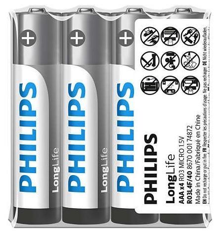Philips Longlife Battery Aaa Family Pack