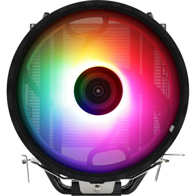 Aerocool Rave 4 ARGB CPU Air Cooler 4x 6mm Heat Pipes 120mm ARGB PWM Fan TDP 130W LGA1700 AM5