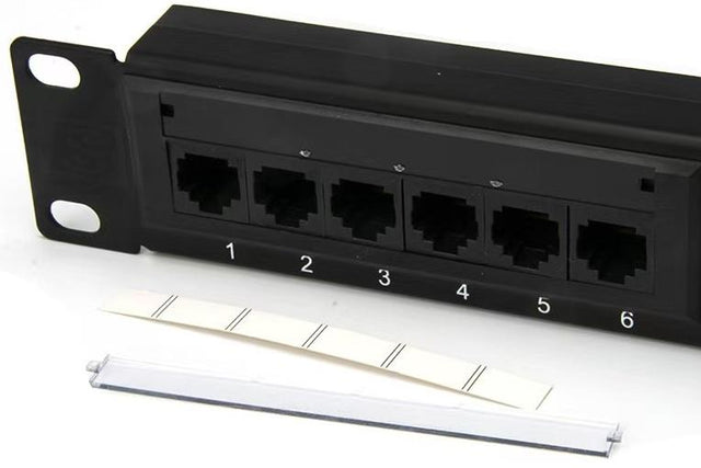 PATCH:CAT6 24 PORT POPULATED