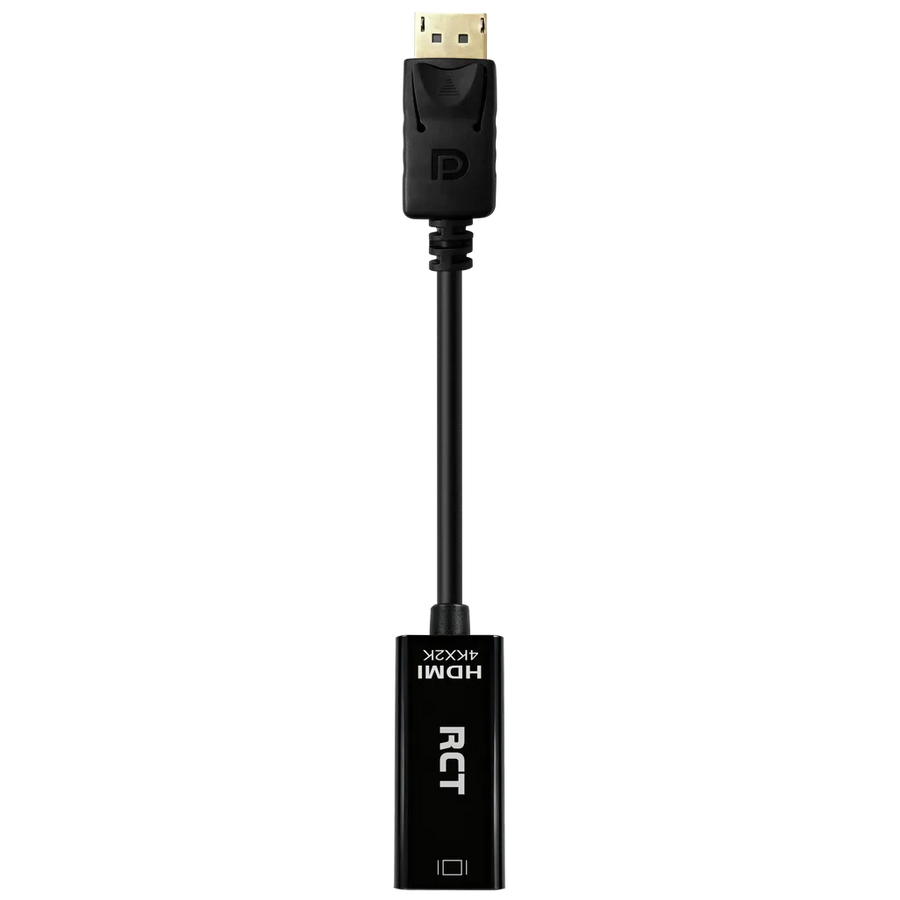 RCT DisplayPort to HDMI 4K Adapter with Audio