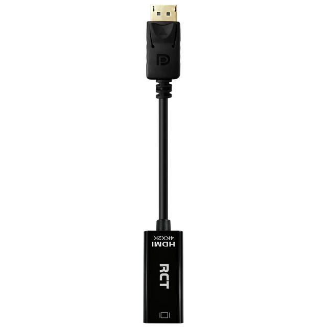 RCT DisplayPort to HDMI 4K Adapter with Audio