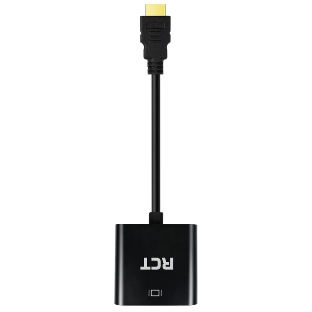 RCT HDMI to VGA Adapter with Audio Male to Female
