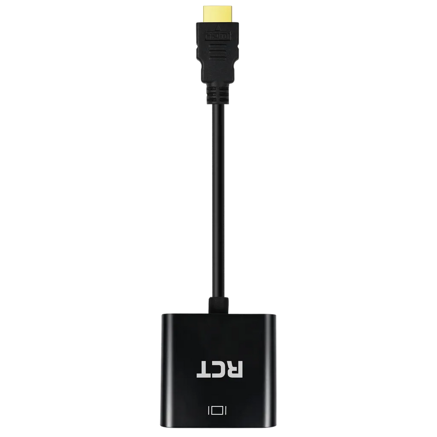 RCT HDMI to VGA Adapter with Audio Male to Female