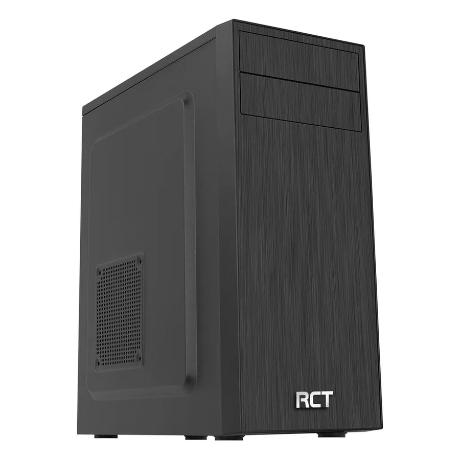Aerocool CS-1103 ATX Mid-Tower PC Case Black Brushed Aluminum Front Panel