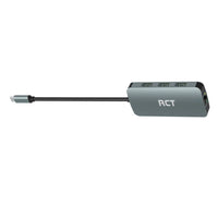 RCT 6-in-1 USB-C Hub with HDMI USB 3.0 and RJ45