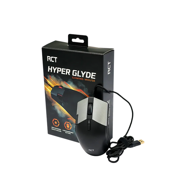 RCT HyperGlyde 16000DPI 8-Button Programmable Gaming Mouse