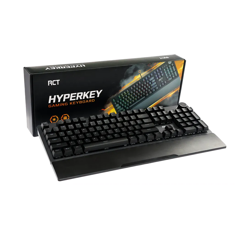RCT HyperKey 104-Key Full-Size Mechanical Gaming Keyboard RGB