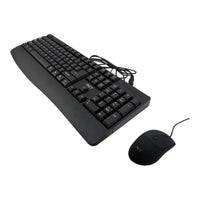 RCT K11 USB Wired Keyboard and GM-193U Optical Mouse Combo Black - Image 2