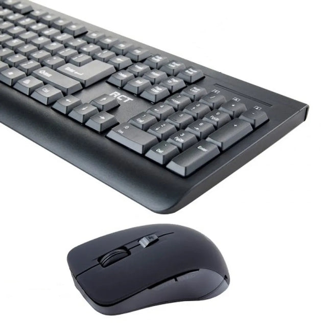 RCT Wireless Keyboard and Mouse Combo 104-Key 2.4GHz