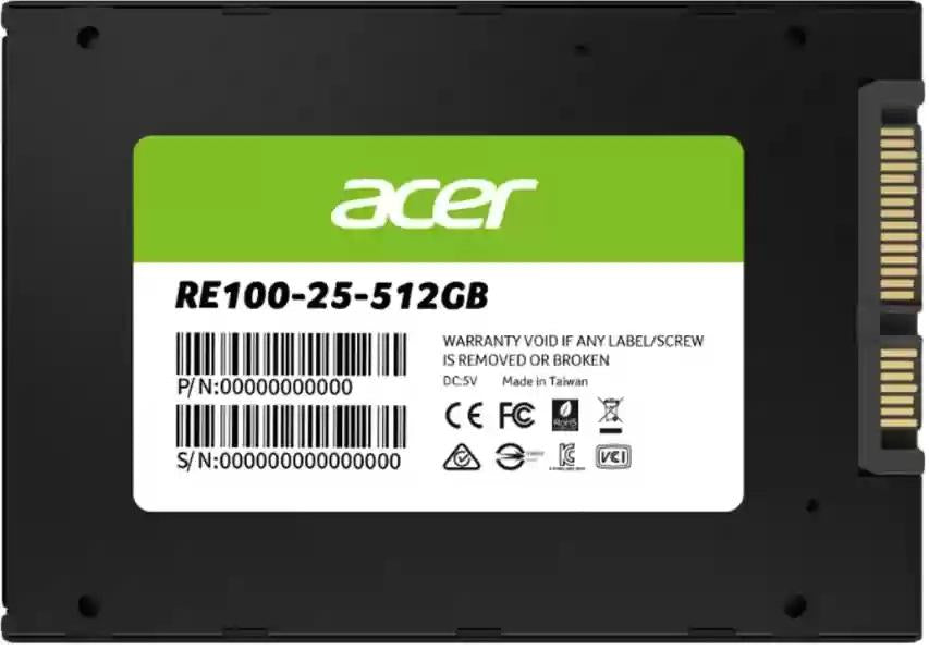 Acer SATA 512GB 3D Tlc SSD