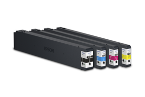 Epson T858 DURABrite Pro extra high-capacity ink cartridge family (Black, Cyan, Magenta, Yellow) for WorkForce Enterprise WF-C20590