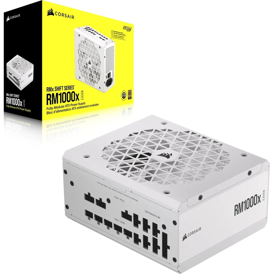 Corsair RM1000x SHIFT White 1000W 80 PLUS Gold Fully Modular ATX PSU
