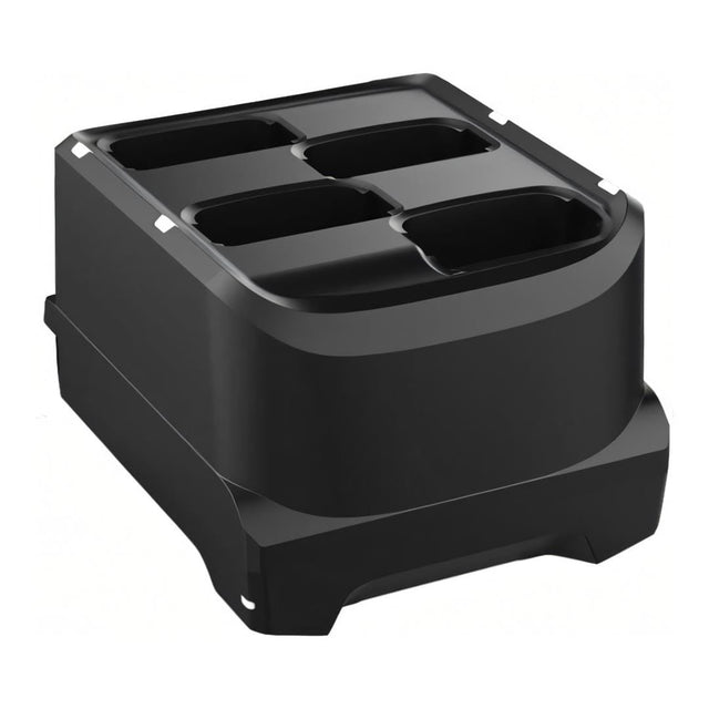 MC93 4SLOT SPARE BATTERY CHARGER. REQUIRES: LEVEL VI POWER SUPPLY PWR-BGA12V50W0WW; DC LINE CORD CBL-DC-388A1-01 AND COUNTRY SPE