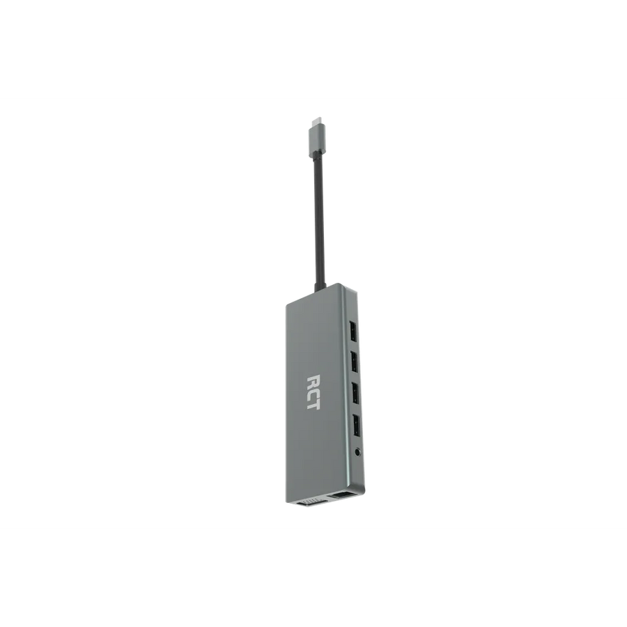 RCT SD-11 12-in-1 USB-C Hub Dual HDMI VGA USB 3.0 PD 100W Ethernet