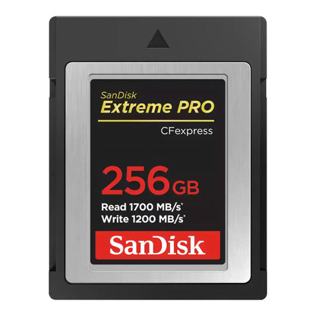 SanDisk Extreme Pro CFexpress Card Type B 256GB, 1700MB/s Read, 1200MB/s Write