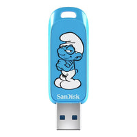 SanDisk Smurf USB Flash Drive 64GB, Up to 130MB/s