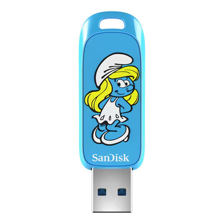 SanDisk Smurf USB Flash Drive 256GB, up to 130MB/s