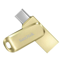 SanDisk Ultra Dual Drive Luxe USB Type-C 128GB, Gold, up to 400MB/s