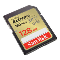 SanDisk Extreme SD UHS I 128GB Card for 4K Video for DSLR and Mirrorless Cameras 180MB/s Read & 90MB/s Write - Image 2