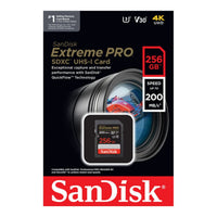 SanDisk Extreme Pro SD UHS-I Card 256GB for 4K Video