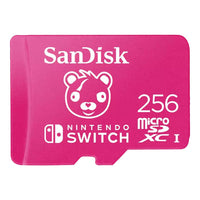 SanDisk Nintendo Switch microSD Card 256GB, Fortnite Cuddle Team Edition