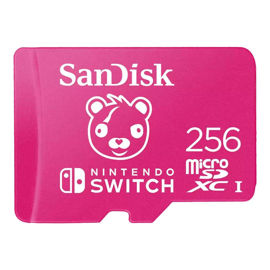 SanDisk Nintendo Switch microSD Card 256GB, Fortnite Cuddle Team Edition