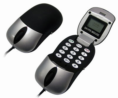 USB Optical Mouse with Skype Phone