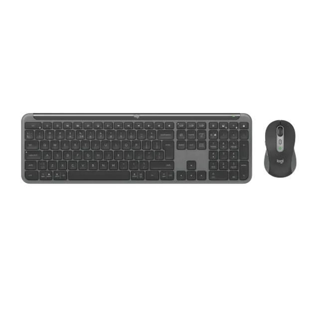 Logitech MK950 Signature Slim Wireless Keyboard and Mouse Combo Bluetooth (Graphite)