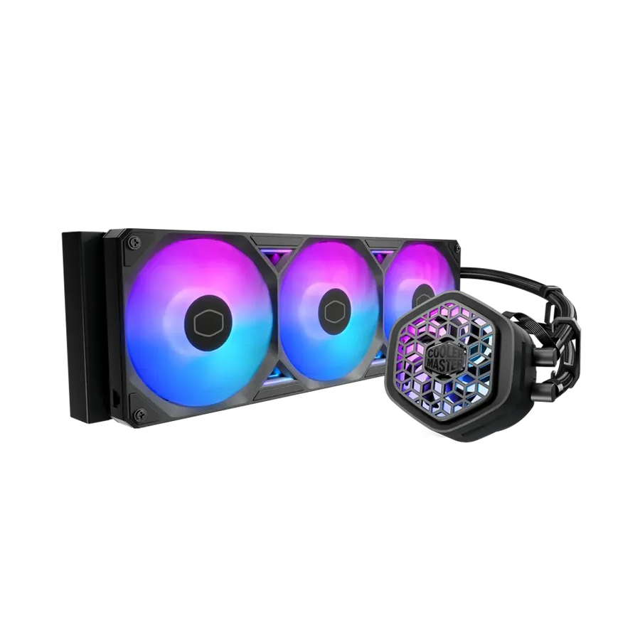Cooler Master MasterLiquid Atmos II 360 AiO CPU Cooler with VRM Fan RGB Black LGA1851 AM5