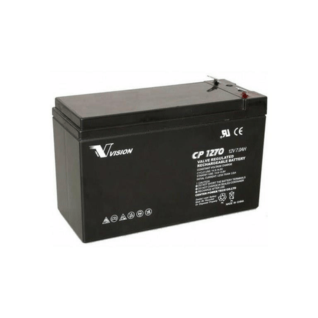 7AH 12V AGM Battery (112-00358-01 CP 1270M)(same as 26-000072-00G)