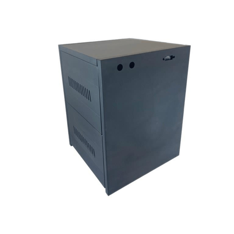 Wall Mount Bat Box - 2 x 3U Lithium Batteries