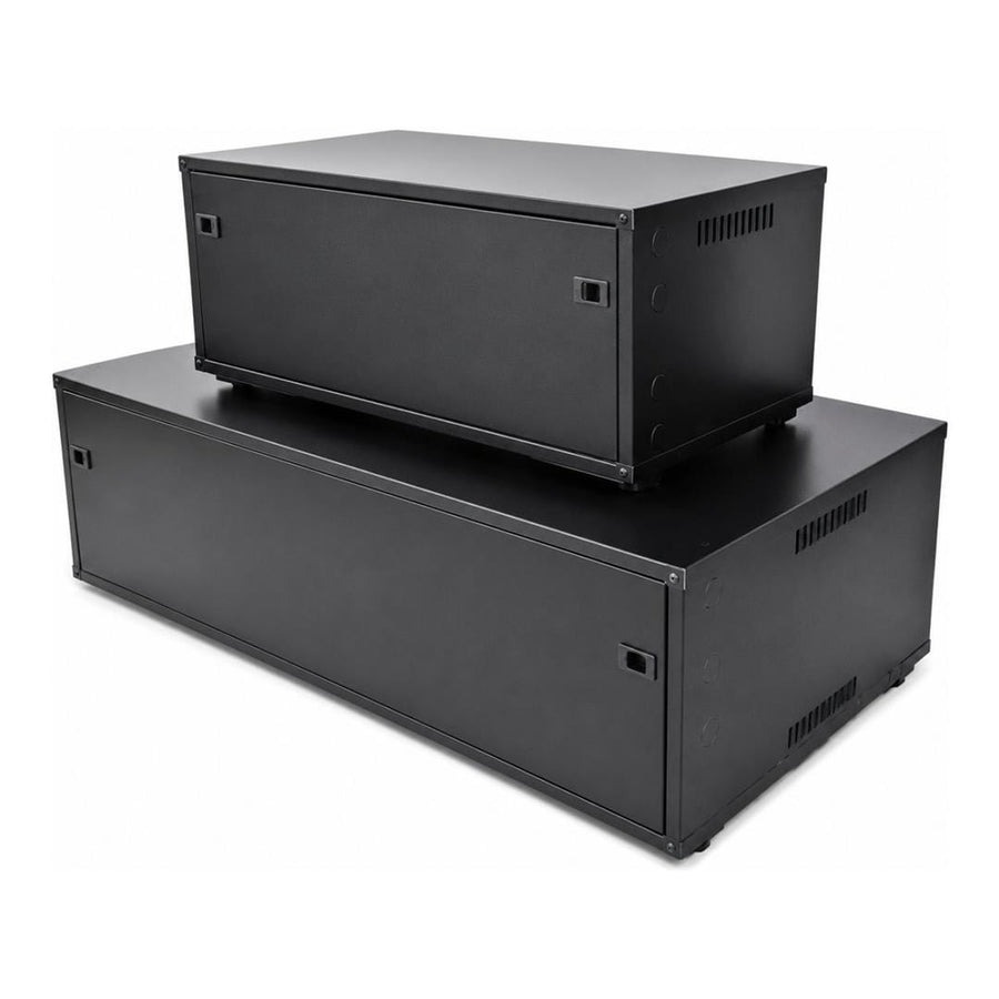 Server Bat Box Black - 1 x 200A - Adjustable Feet
