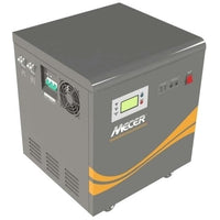 Mecer 2Kw 24V 2x100A Bat Pure Sine Wave includes 800W Solar charge Controller - Battery Warranty 6 Months