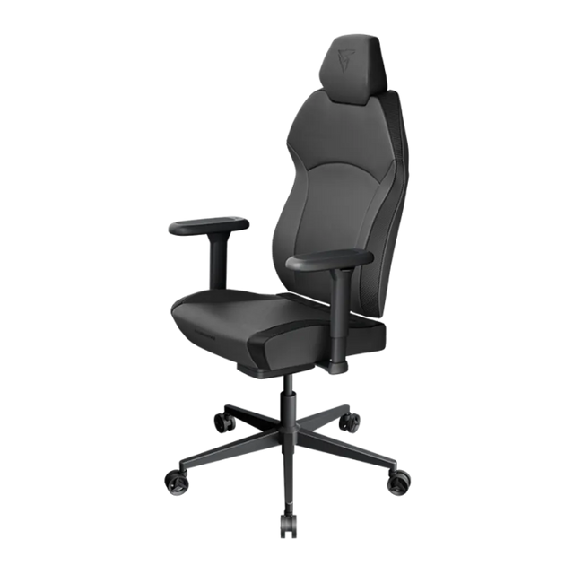 Thunderx3 SOLO 360 Ergonomic Gaming Chair Leatherette Modern Black SYNC4 6D 360 Armrests