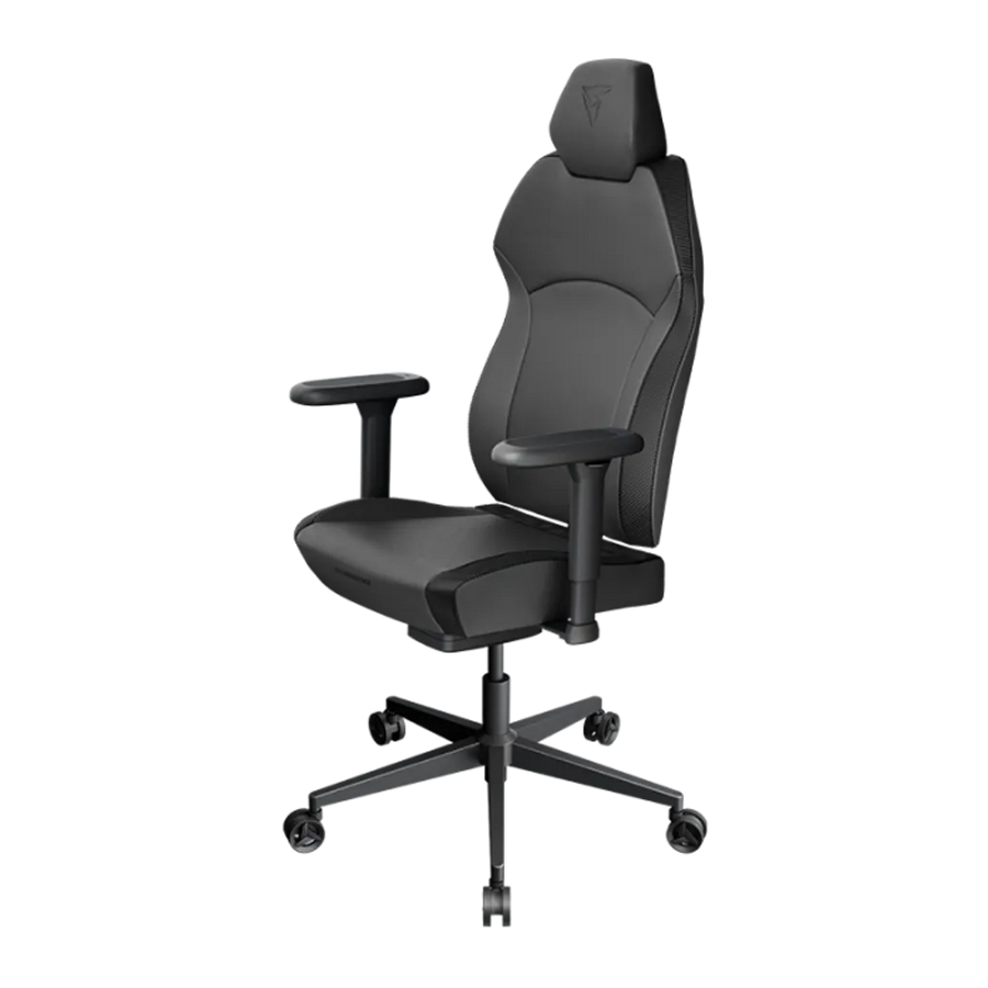 Thunderx3 SOLO 360 Ergonomic Gaming Chair Leatherette Modern Black SYNC4 6D 360 Armrests