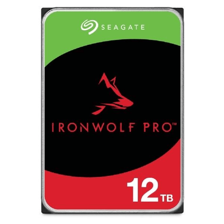 Seagate Ironwolf Pro ST12000NT001 12TB 3.5'' HDD NAS Drives 7200 RPM, SATA 6GB/s Interface