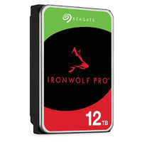Seagate Ironwolf Pro ST12000NT001 12TB 3.5'' HDD NAS Drives 7200 RPM; SATA 6GB/s Interface; 256MB Cache;550TB/Year; Unlimited Ba
