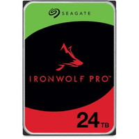 Seagate Ironwolf Pro ST24000NT002 24TB 3.5'' HDD NAS Drives 7200 RPM; SATA 6GB/s Interface; 256MB Cache;550TB/Year; Unlimited Ba