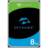 Seagate Skyhawk ST8000VX010 8TB 3.5'' HDD Surveillance Drives; SATA 6GB/s Interface; 8+ Bays Supported; MTBF: 1M Hr's; Camera's