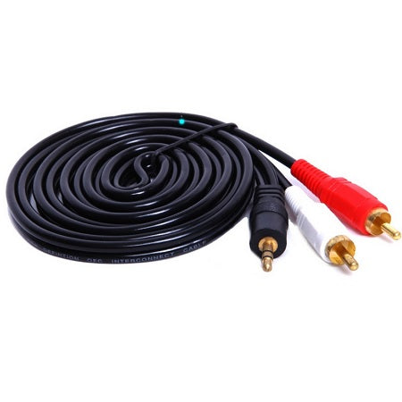 Stereo Male to 2 X RCA MALE 10MTR