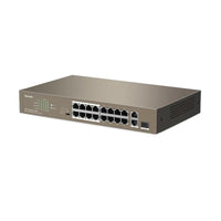 TENDA SWITCH 16 PORT POE 150W 1GB 1SFP