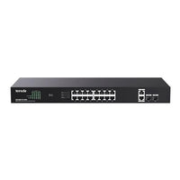 Tenda Switch, ETHERNET16-PORT PoE 150W