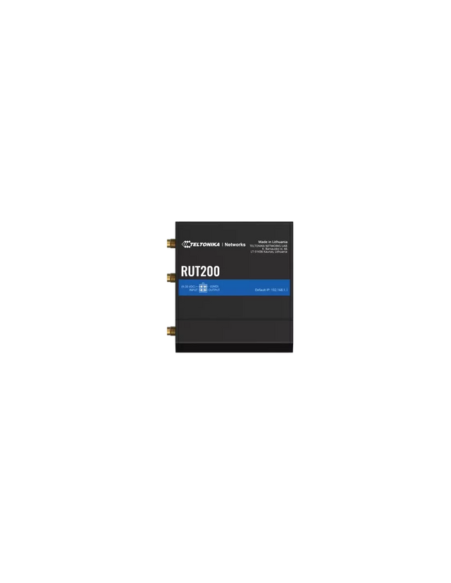 Teltonika 4G/LTE WiFi 4 Industrial Cellular Router | RUT200