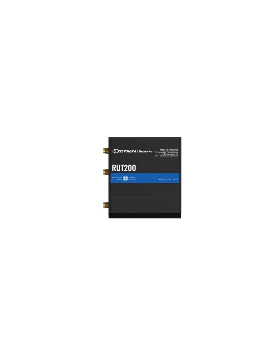 Teltonika 4G/LTE WiFi 4 Industrial Cellular Router | RUT200