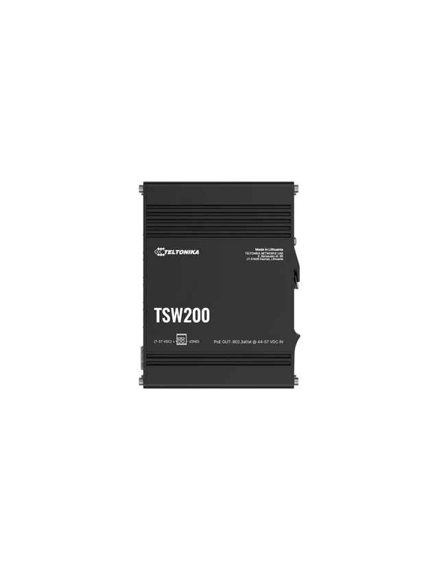 Teltonika 8-Port Gigabit PoE+ Ethernet Switch | TSW200