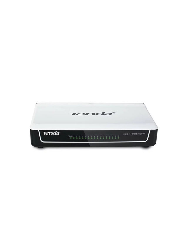 Tenda 16-Port Fast Ethernet Desktop Switch | S16