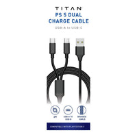 PS5 USB A-C 2M Dual Charge Cable - 2