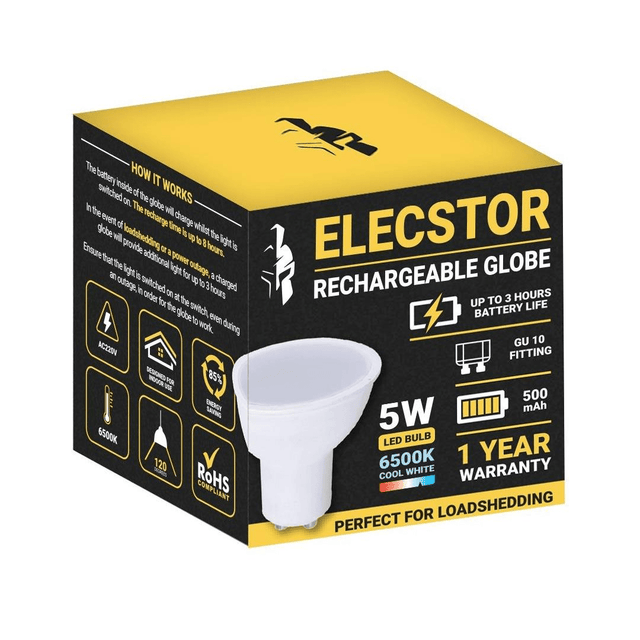 Elecstor GU-10 5W Rechargeable cool white - 1